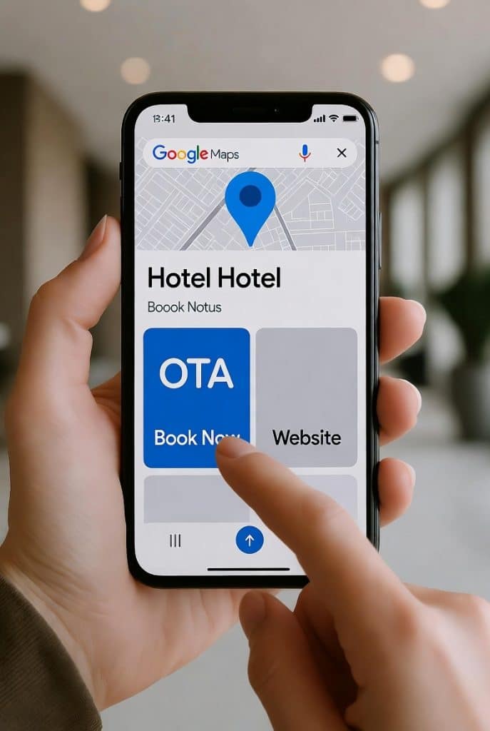 ano de un cliente tocando